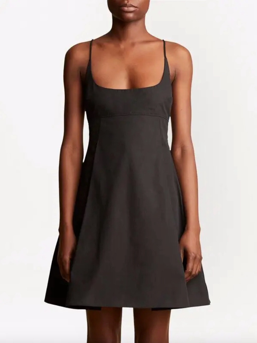 Khaite Paulina Mini Dress Black
